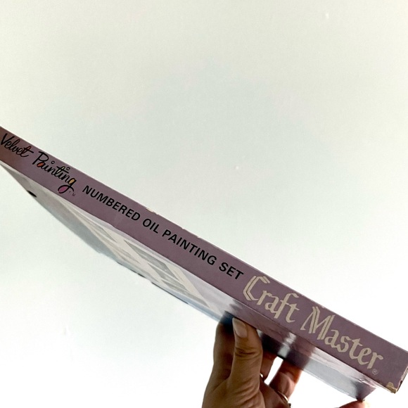 Vintage Office Vintage 6s Craft Master Black Velvet Paint By Number